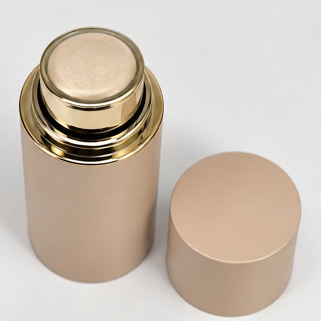 Highlighter stick crème confetti