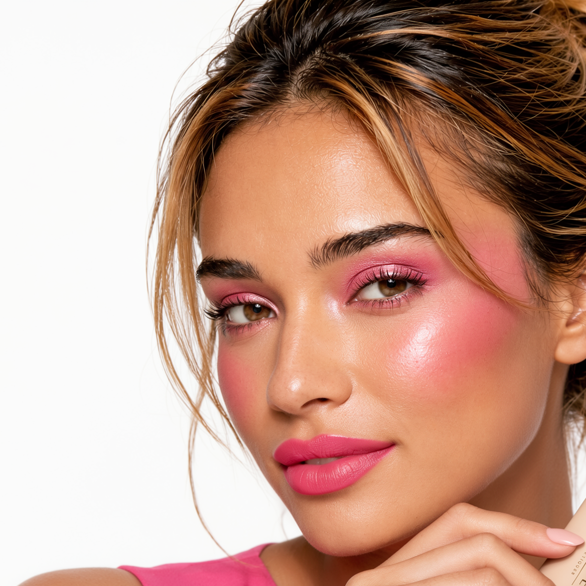 Highlighter stick crème platinum rose